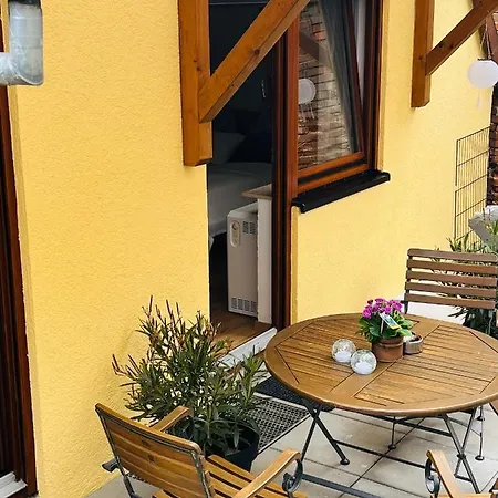 Maisonette Wohnung Sophie Mit Balkon Und Terrasse Weikersheim Extérieur photo