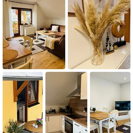 Maisonette Wohnung Sophie Mit Balkon Und Terrasse Weikersheim Extérieur photo